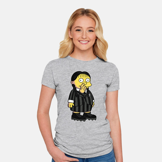 Hands Free-womens fitted tee-Raffiti