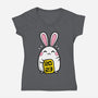 Lucky Bunny 2023-womens v-neck tee-krisren28