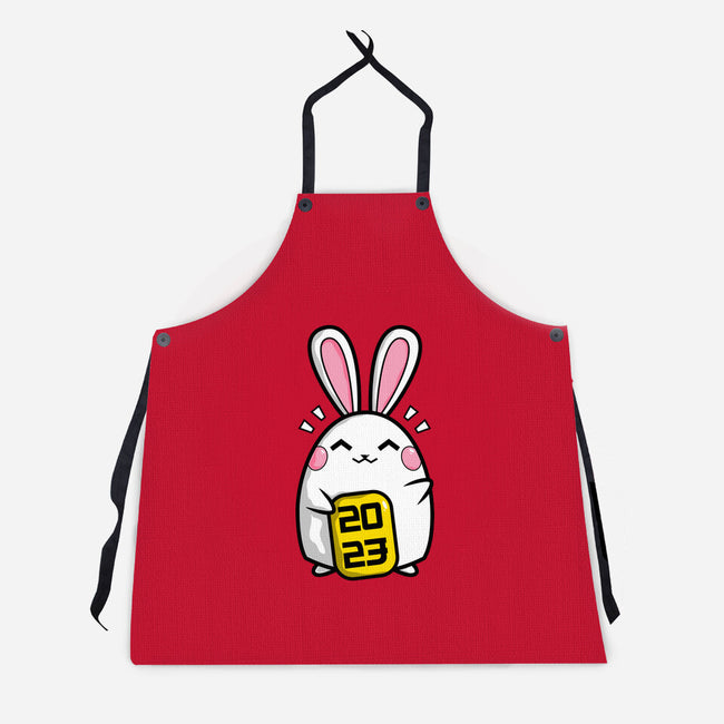 Lucky Bunny 2023-unisex kitchen apron-krisren28