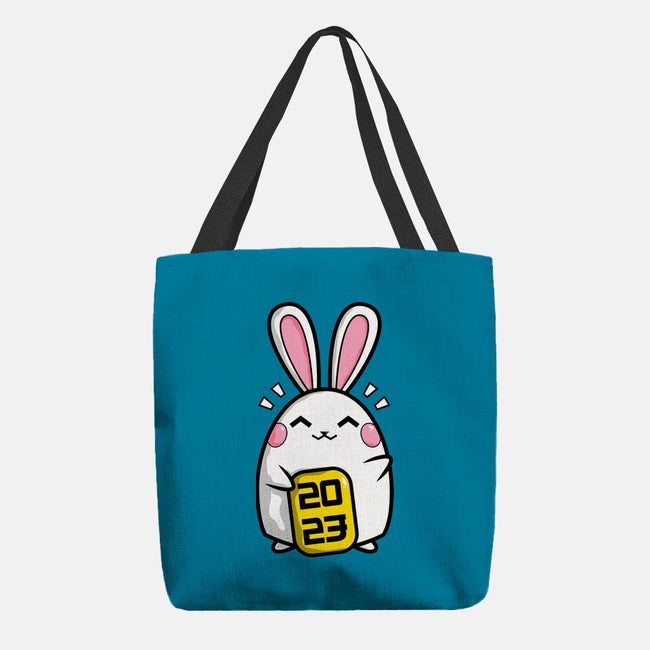 Lucky Bunny 2023-none basic tote bag-krisren28