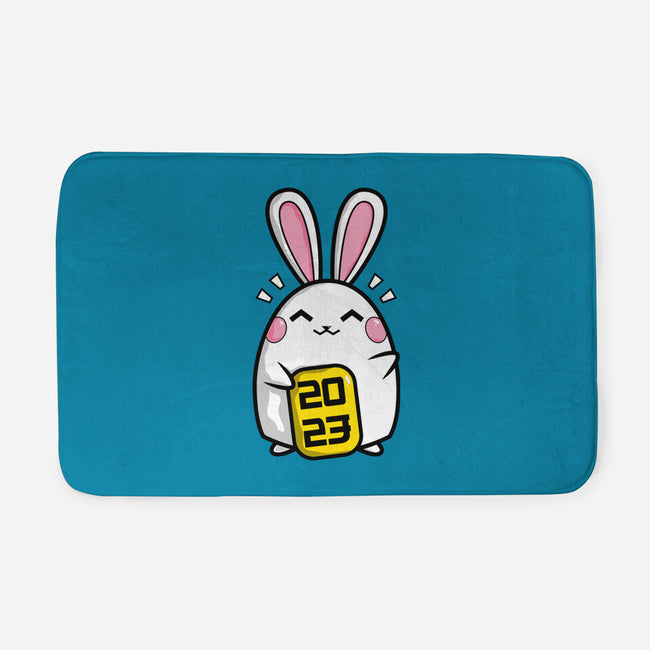 Lucky Bunny 2023-none memory foam bath mat-krisren28