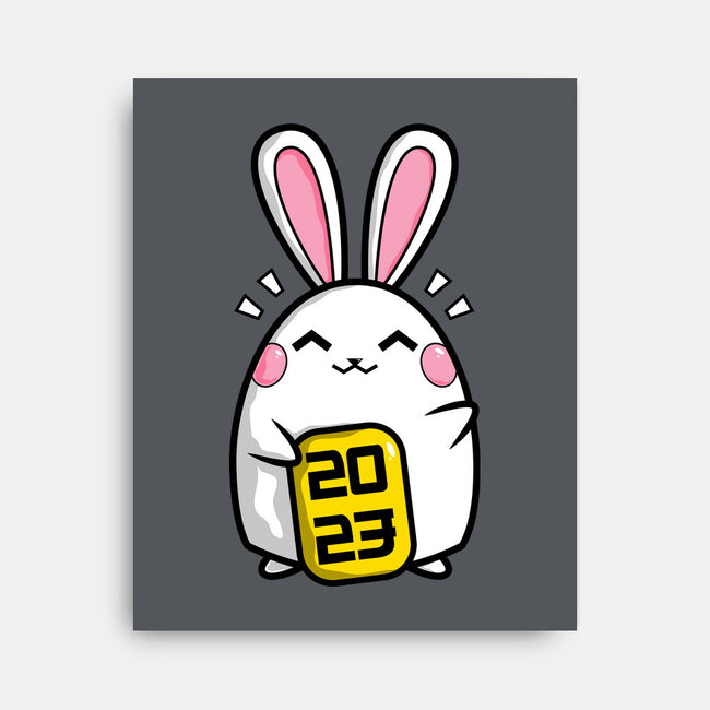 Lucky Bunny 2023-none stretched canvas-krisren28