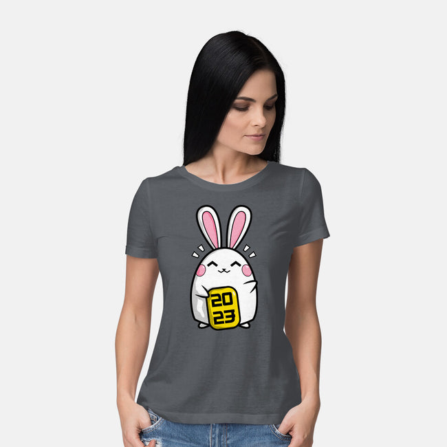 Lucky Bunny 2023-womens basic tee-krisren28