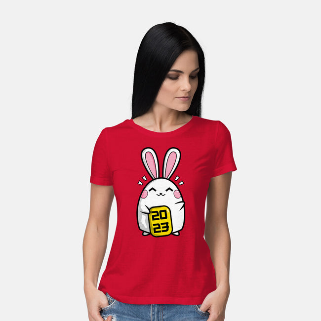 Lucky Bunny 2023-womens basic tee-krisren28