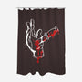 Stabbed Thing-none polyester shower curtain-estudiofitas