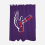 Stabbed Thing-none polyester shower curtain-estudiofitas