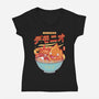 The Fire Demon Ramen-womens v-neck tee-Logozaste