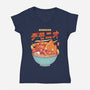 The Fire Demon Ramen-womens v-neck tee-Logozaste