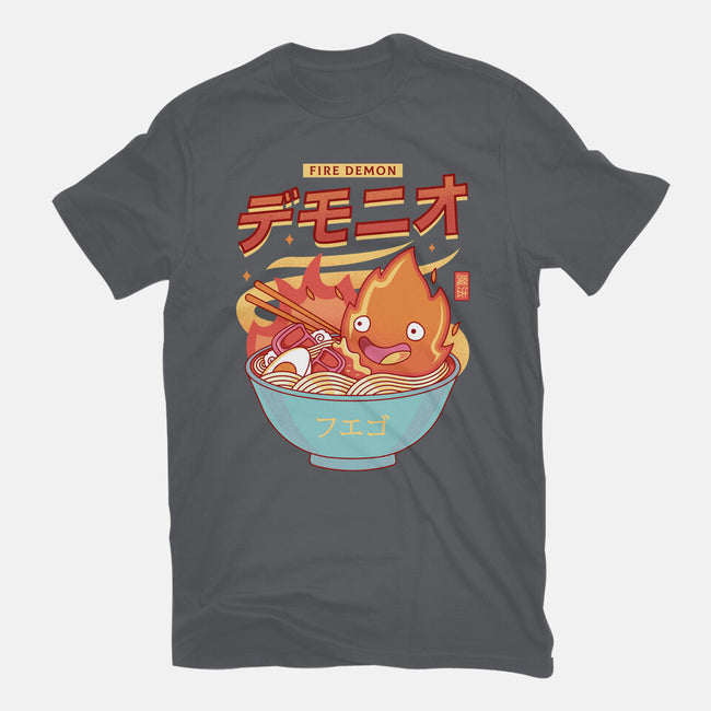 The Fire Demon Ramen-mens heavyweight tee-Logozaste