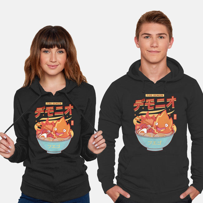 The Fire Demon Ramen-unisex pullover sweatshirt-Logozaste