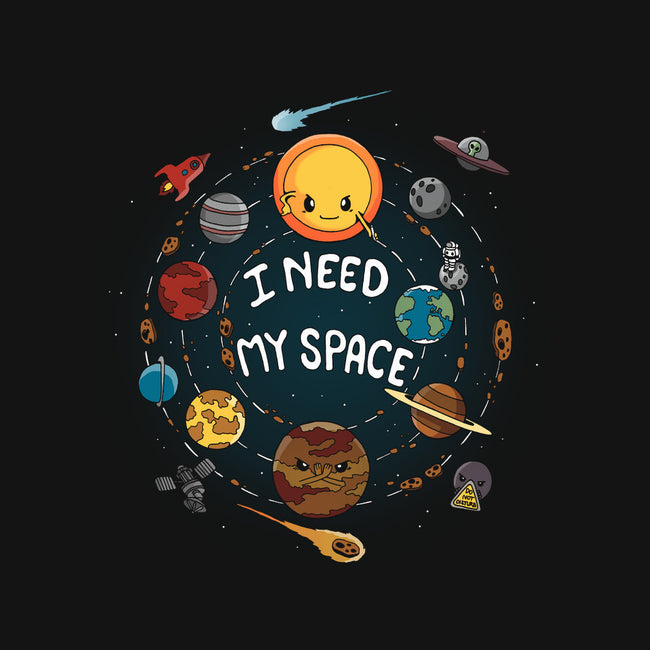 Need My Space-none polyester shower curtain-Vallina84