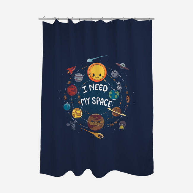 Need My Space-none polyester shower curtain-Vallina84