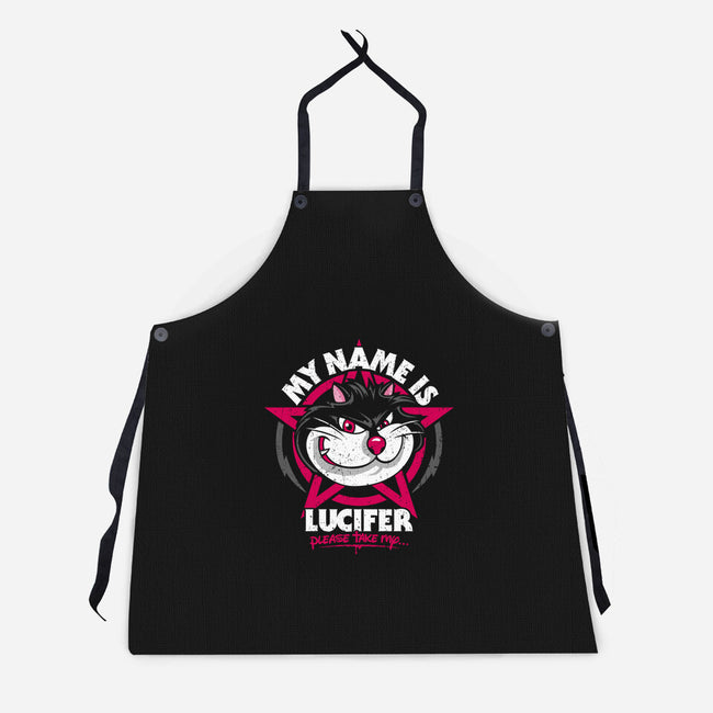 Black Sabbcat-unisex kitchen apron-CappO