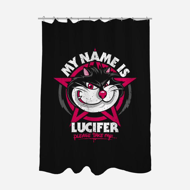 Black Sabbcat-none polyester shower curtain-CappO