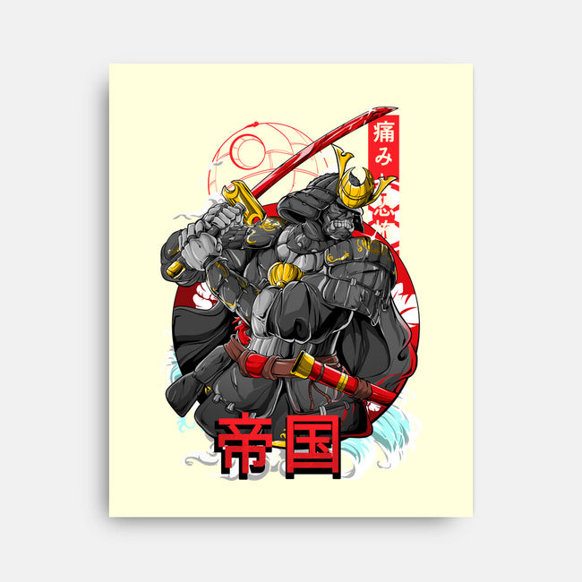 Sith Samurai-none stretched canvas-Guilherme magno de oliveira