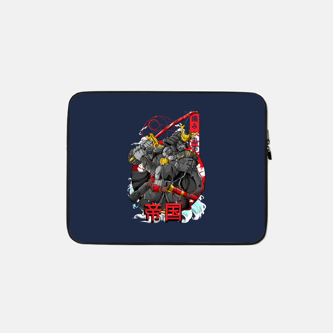 Sith Samurai-none zippered laptop sleeve-Guilherme magno de oliveira