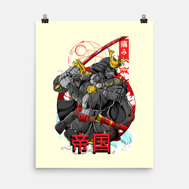 Sith Samurai-none matte poster-Guilherme magno de oliveira