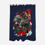 Sith Samurai-none polyester shower curtain-Guilherme magno de oliveira