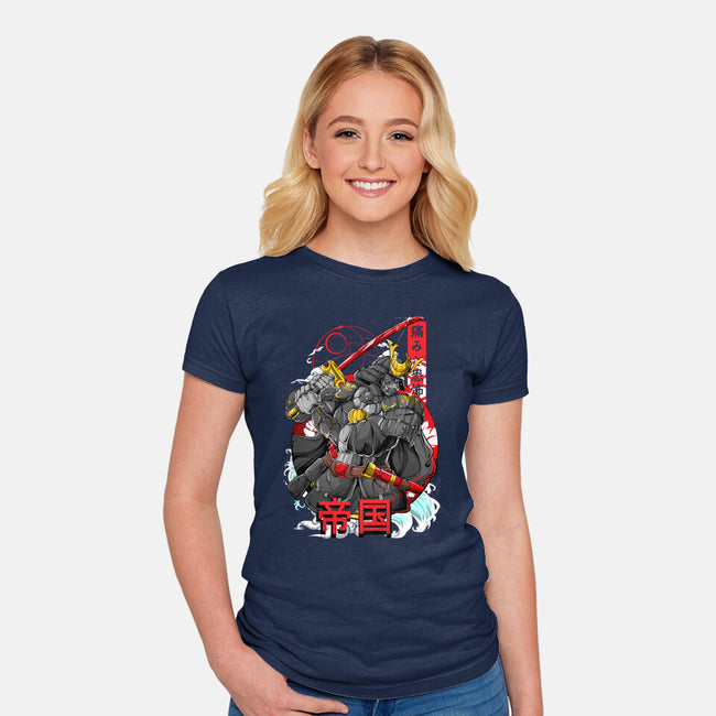 Sith Samurai-womens fitted tee-Guilherme magno de oliveira