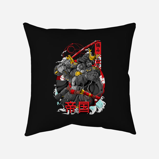 Sith Samurai-none removable cover throw pillow-Guilherme magno de oliveira