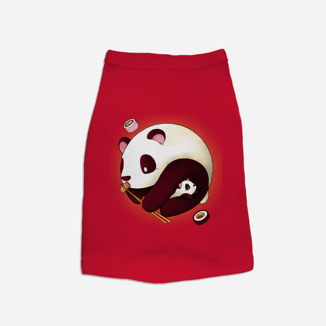 Panda Yin Yang-dog basic pet tank-Vallina84