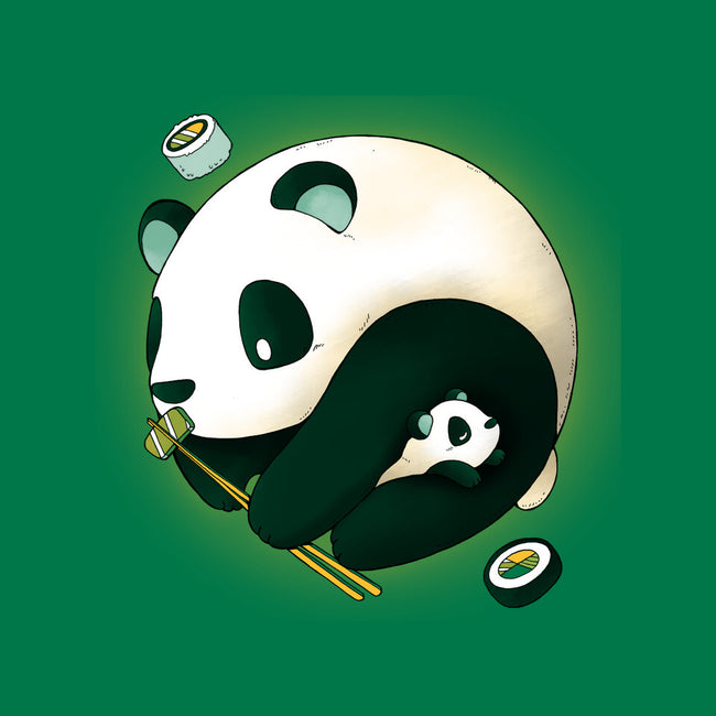 Panda Yin Yang-none removable cover w insert throw pillow-Vallina84