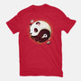 Panda Yin Yang-womens basic tee-Vallina84