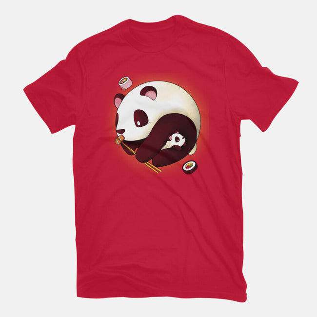 Panda Yin Yang-mens heavyweight tee-Vallina84