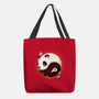 Panda Yin Yang-none basic tote bag-Vallina84