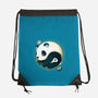 Panda Yin Yang-none drawstring bag-Vallina84