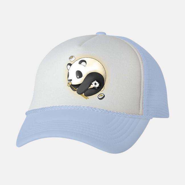 Panda Yin Yang-unisex trucker hat-Vallina84