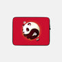 Panda Yin Yang-none zippered laptop sleeve-Vallina84