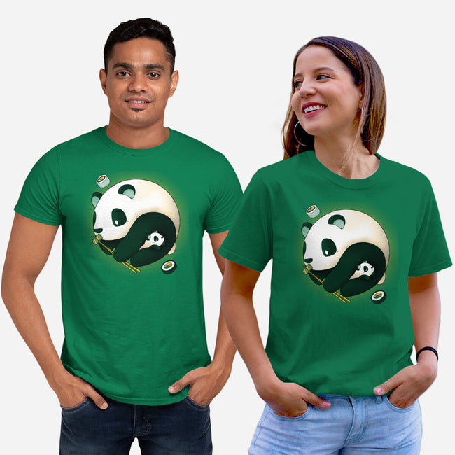 Panda Yin Yang-unisex basic tee-Vallina84