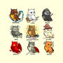 Owl Role Play Game-none glossy sticker-Vallina84