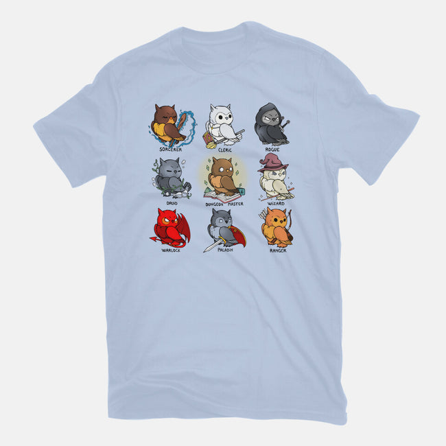 Owl Role Play Game-mens heavyweight tee-Vallina84