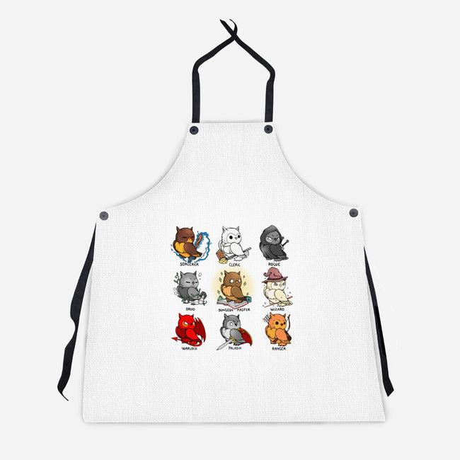 Owl Role Play Game-unisex kitchen apron-Vallina84