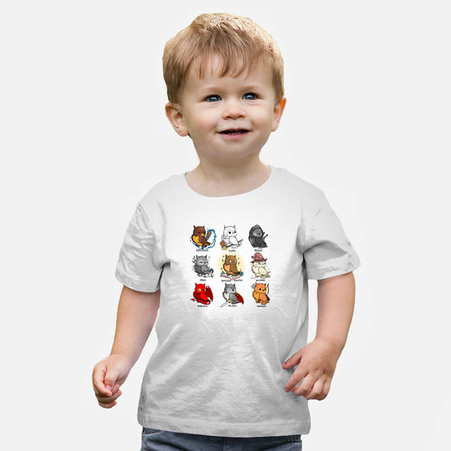 Owl Role Play Game-baby basic tee-Vallina84