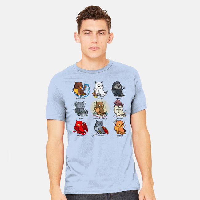 Owl Role Play Game-mens heavyweight tee-Vallina84