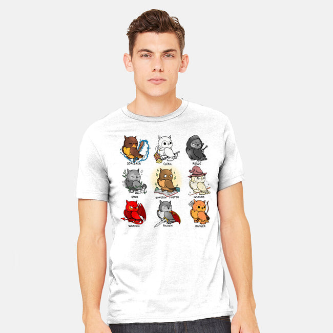 Owl Role Play Game-mens heavyweight tee-Vallina84