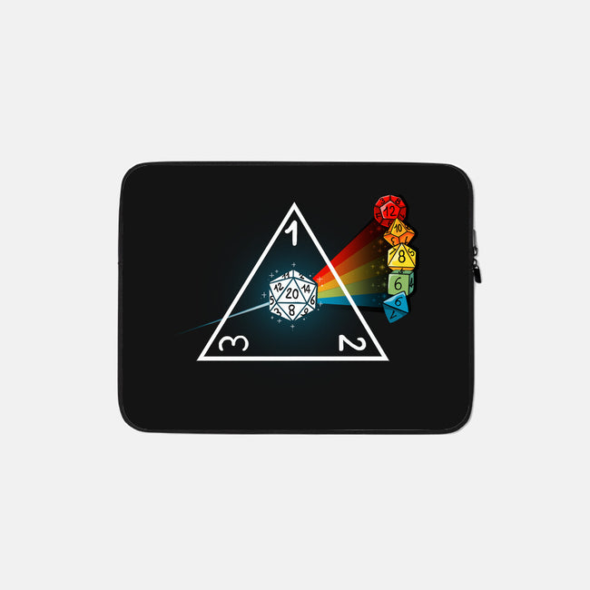 Dice Prism-none zippered laptop sleeve-Vallina84