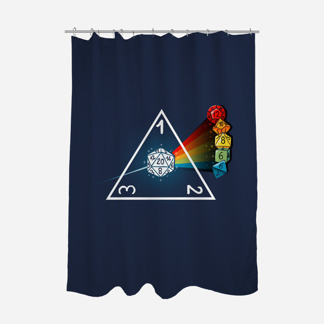 Dice Prism-none polyester shower curtain-Vallina84