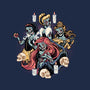 Undead Princesses-none removable cover w insert throw pillow-momma_gorilla