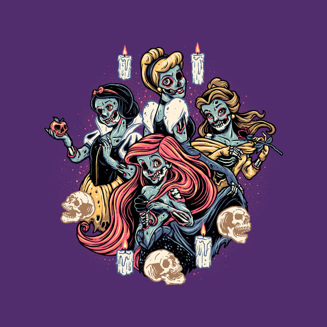 Undead Princesses-none removable cover w insert throw pillow-momma_gorilla