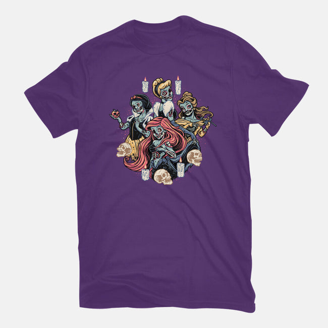 Undead Princesses-womens basic tee-momma_gorilla