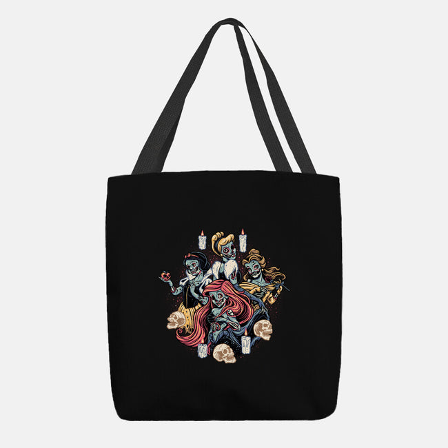Undead Princesses-none basic tote bag-momma_gorilla