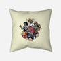 Undead Princesses-none removable cover w insert throw pillow-momma_gorilla