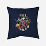 Undead Princesses-none removable cover w insert throw pillow-momma_gorilla