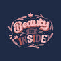 Beauty Is Inside-womens racerback tank-tobefonseca