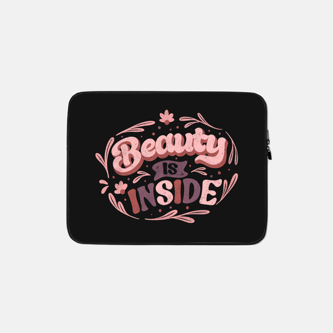 Beauty Is Inside-none zippered laptop sleeve-tobefonseca