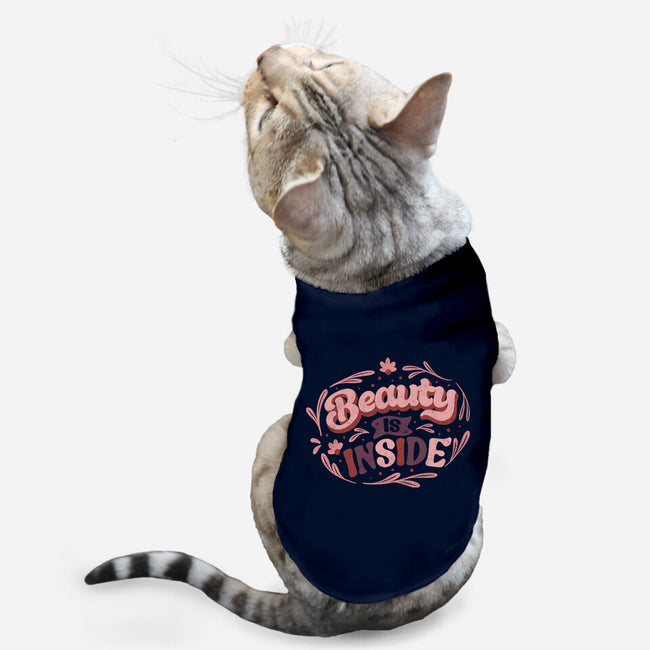 Beauty Is Inside-cat basic pet tank-tobefonseca